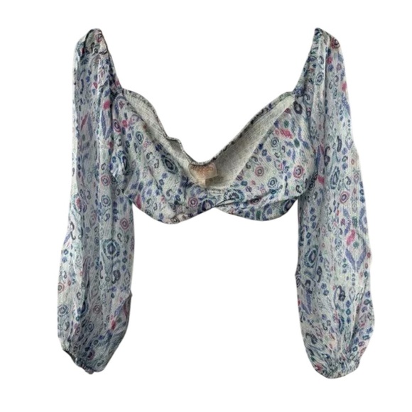 Rococo Sand 2-piece bandeau top with maxi tiered skirt, fits Small, Boho Hippie - Picture 5 of 15